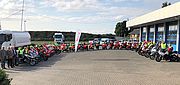 Begrüßung der Johanniter-Motorradstaffeln (01.09.2018)